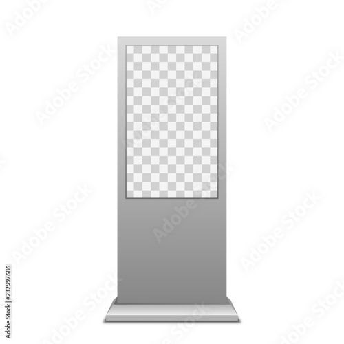 Vertical blank outdoor Lightbox
