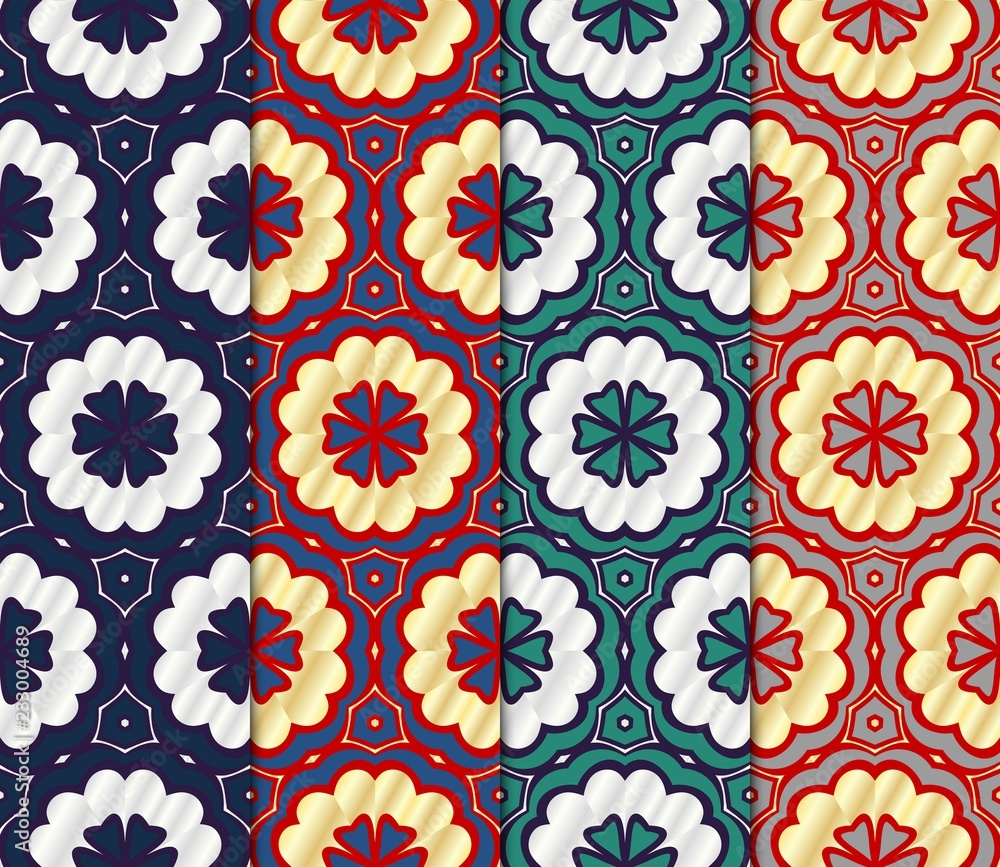 Set of Decorative wallpaper for interior design. line texture for wallpaper, packaging, banners, textile fashion fabric print, invitation cards. Seamless vector illustration Set of Decorative wallpaper for interior design. line texture for wallpaper, packaging, banners, textile fashion fabric print, invitation cards. Seamless vector illustration