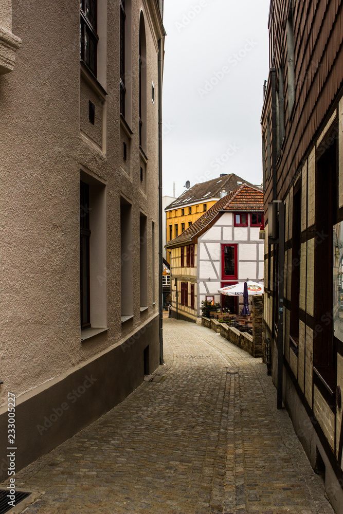 Altstadt, Schmale Straße, Fachwerk, Haus, Straße, tiny street, house Altstadt, Schmale Straße, Fachwerk, Haus, Straße, tiny street, house