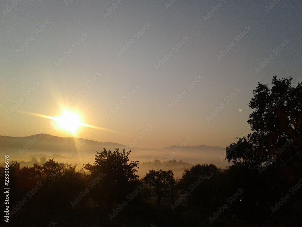 Fototapeta premium Carpathian mountains. UA 