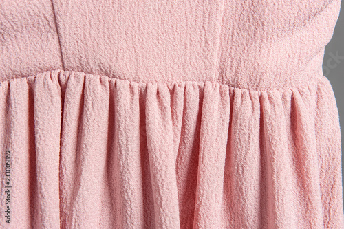 Pink girl clothes fabric detail close-up illustration
