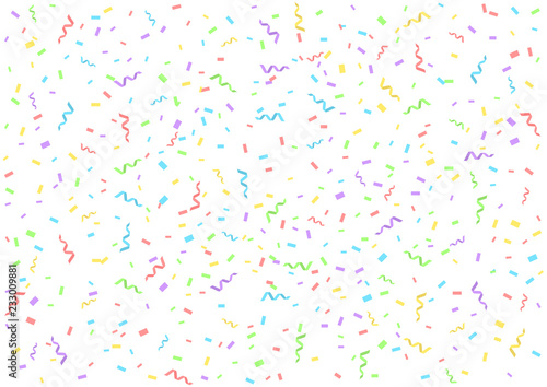 Colorful confetti background