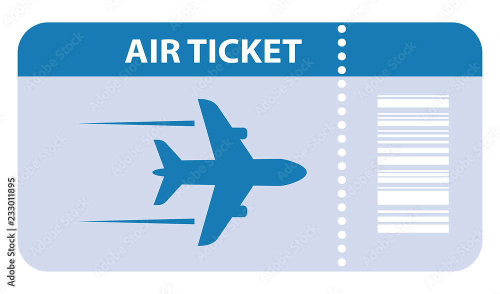Air ticket vector icon Air ticket vector icon