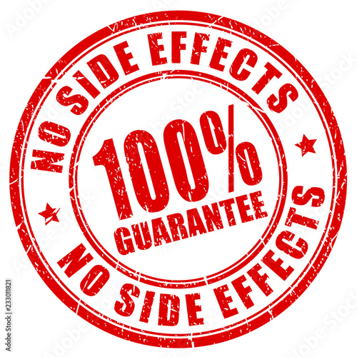 No side effects grunge stamp