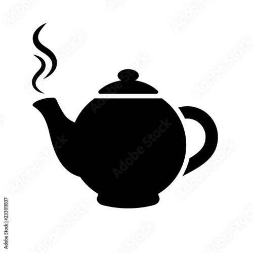 Tea pot vector pictogram