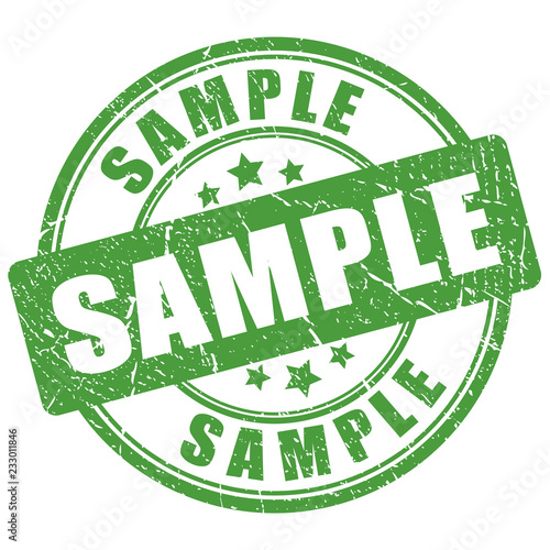 Green sample imprint