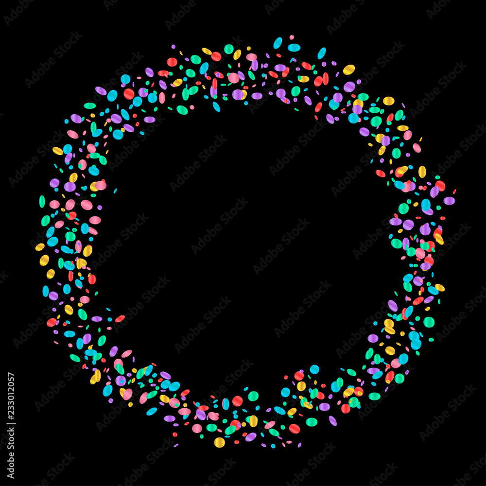 Colorful confetti background