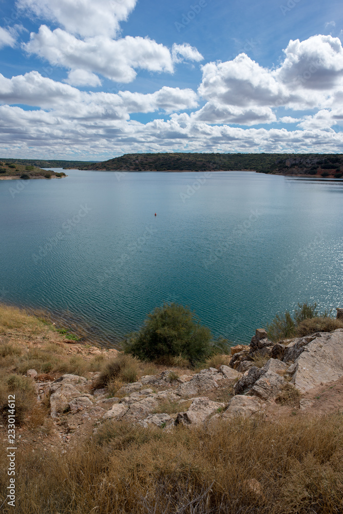 The lake of Penarroya in Ciudad Real The lake of Penarroya in Ciudad Real