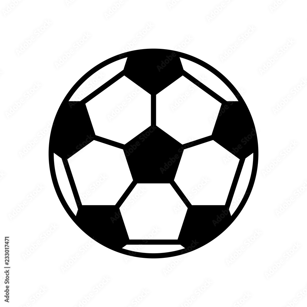 Fototapeta premium Football icon vector