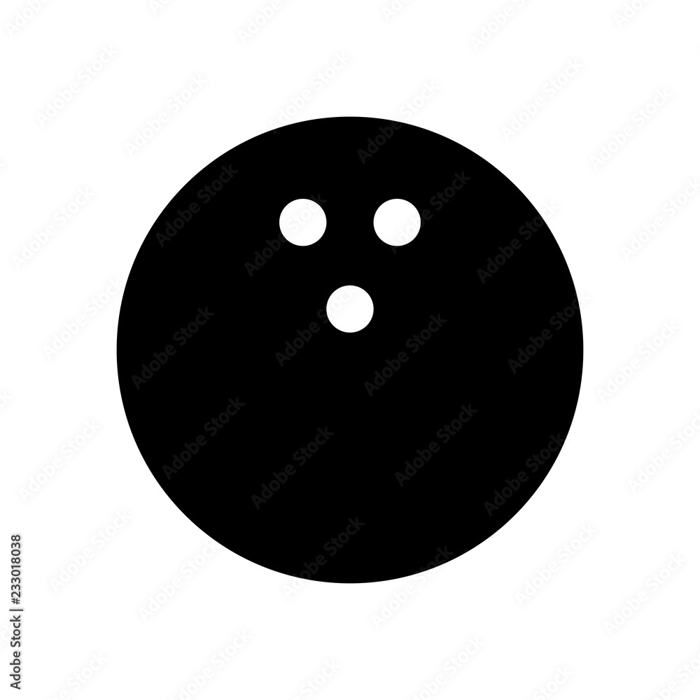 Bowling ball icon Bowling ball icon