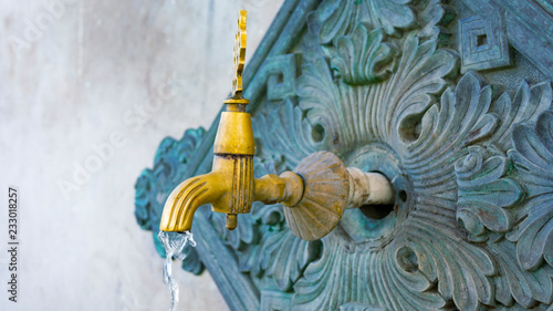 Photography Turkish ottoman style water tap
