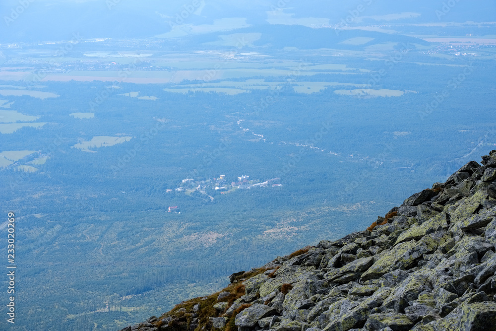 rocky hiking trails for tourists in western carpathian Tatra mountains in slovakia rocky hiking trails for tourists in western carpathian Tatra mountains in slovakia