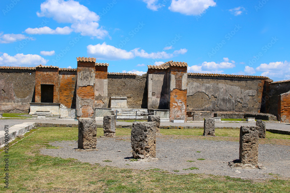 Fotografie ruins in Pompeii