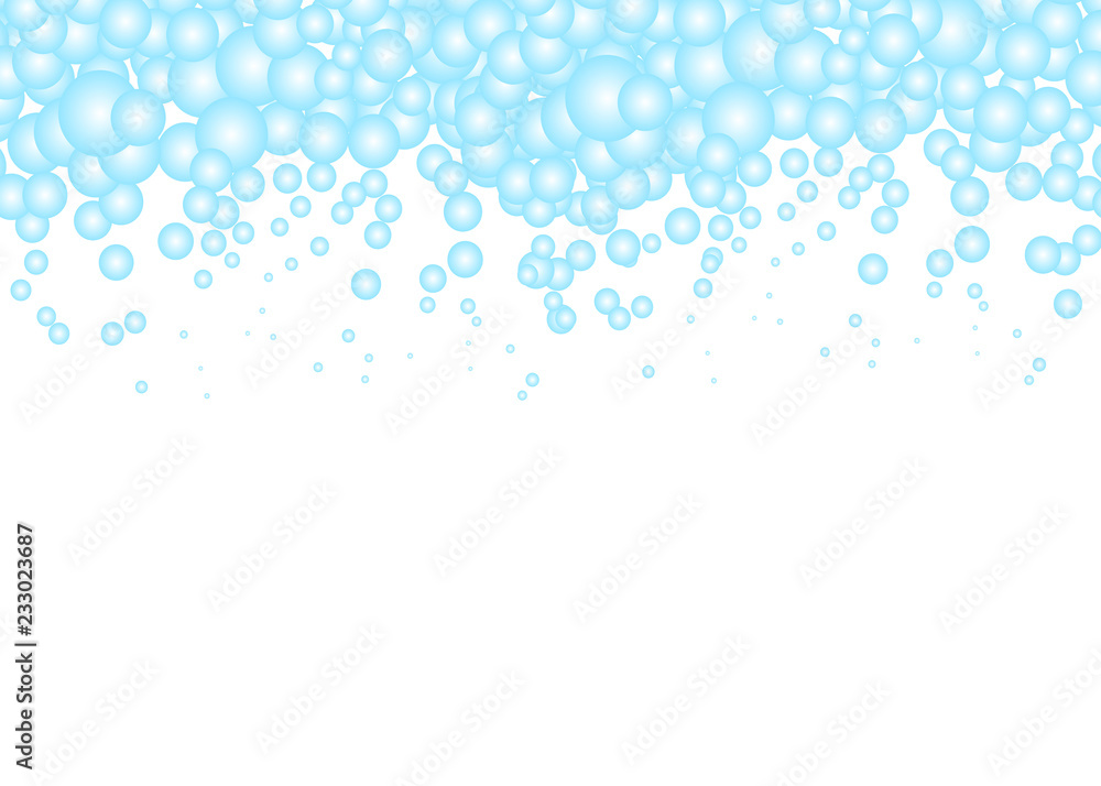 Bubbles design. Vector illustration. Water background.