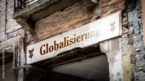 Schild 383 - Globalisierung © Thomas Reimer