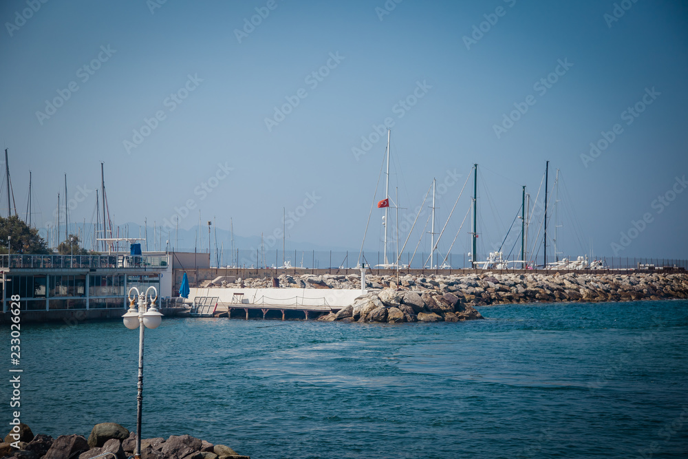 Yacht port in Turkey