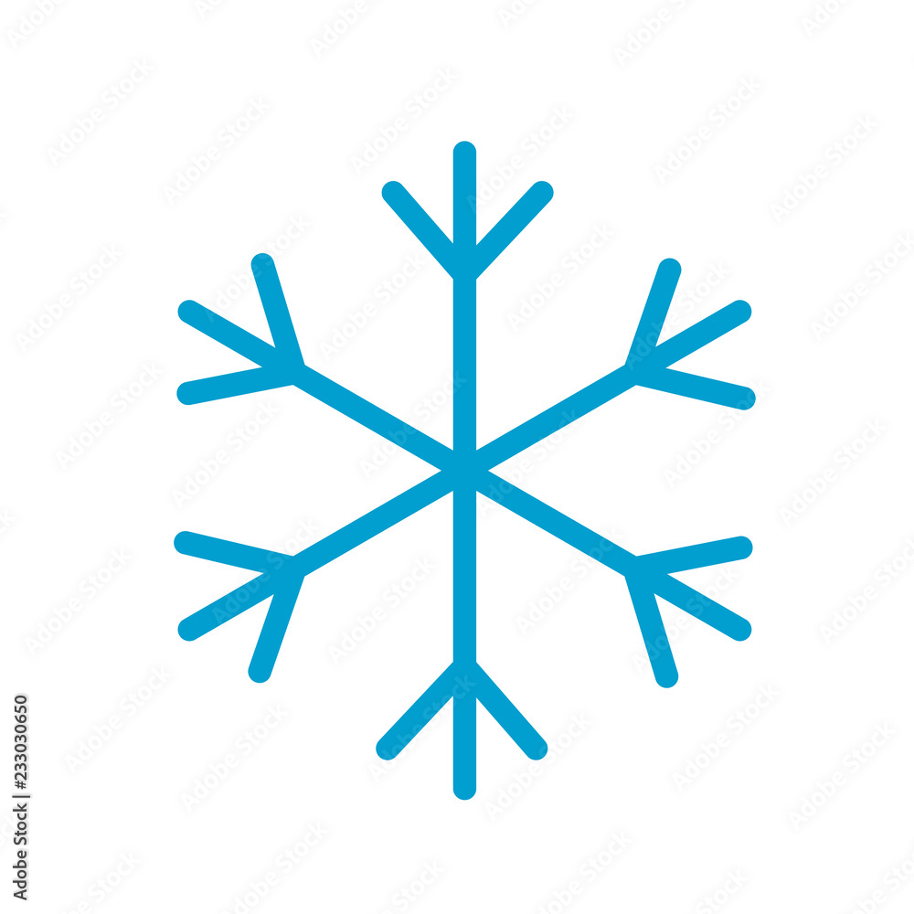 Vector snowflake. Icon snowflakes, cold and cooling. Vector snowflake. Icon snowflakes, cold and cooling.