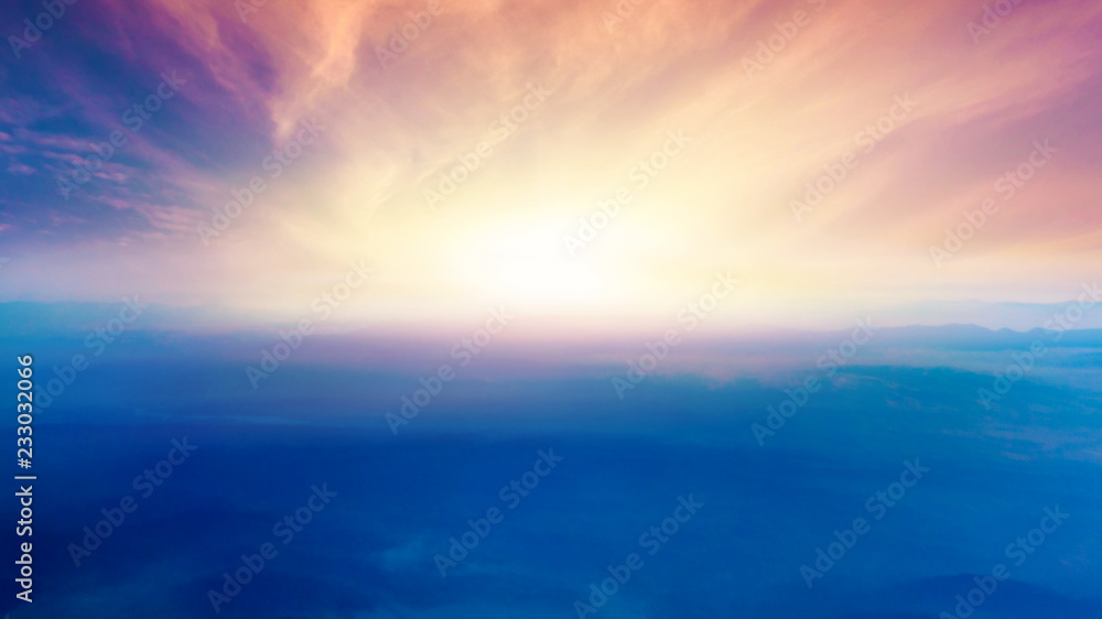 light about the sky . Paradise heaven .  Dramatic nature background . beautiful cloud .   Way to heaven . Journey of the Soul .  background sky at sunset and dawn .