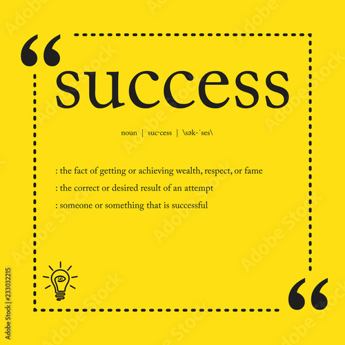 Success definition
