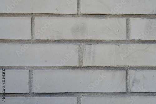 mur de briques blanches