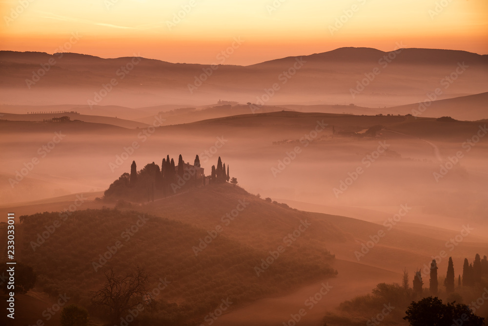 Tuscany Sunrise Val D'Orcia