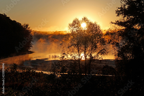 Morning Fog over the Lake