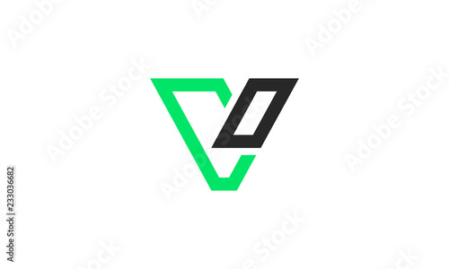 VO letters logo monogram