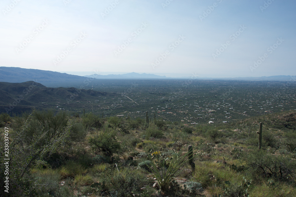Desert Landscape Above Tucson Arizona Desert Landscape Above Tucson Arizona