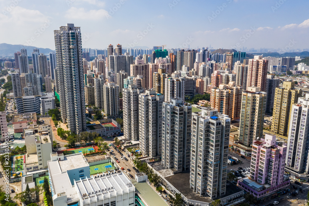 Fototapeta premium Hong Kong residential district