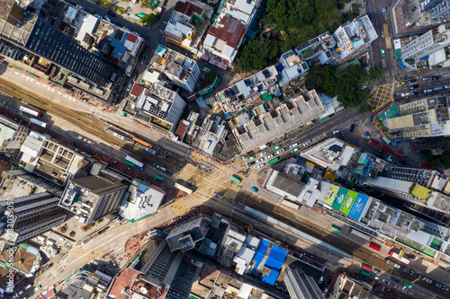 Hong Kong residential district © leungchopan