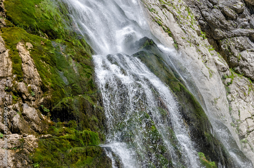 Mountain waterfall Mountain waterfall