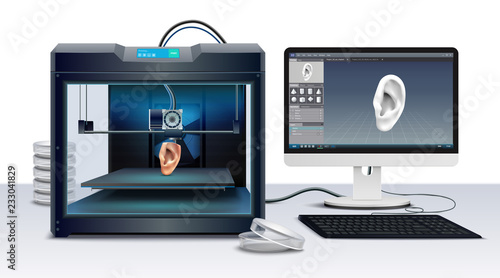 3d Printing Realistic Composition