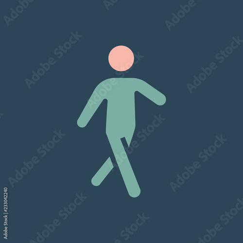 Silhouette icon movement