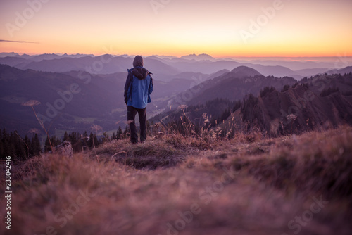 Sunset on summit, Siplinger Kopf © runner77