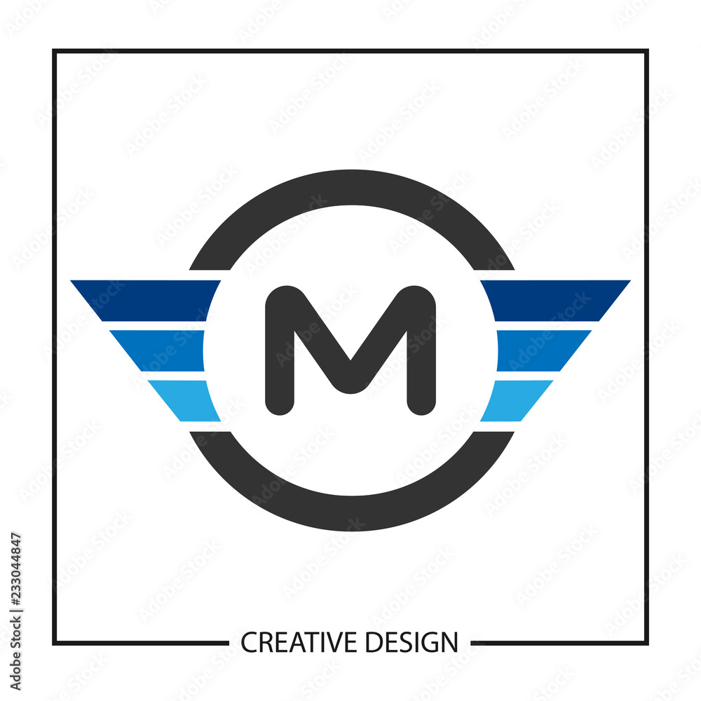 Initial Letter M logo template vector design Initial Letter M logo template vector design