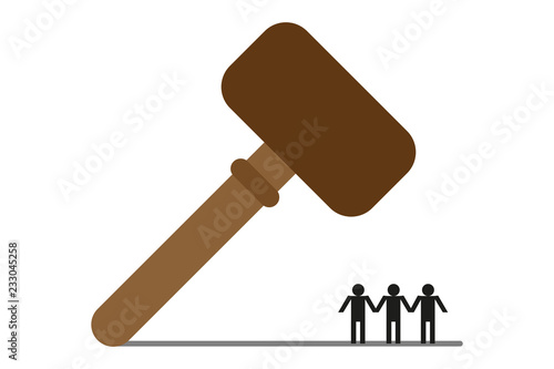 Abuso de la justicia de un país.