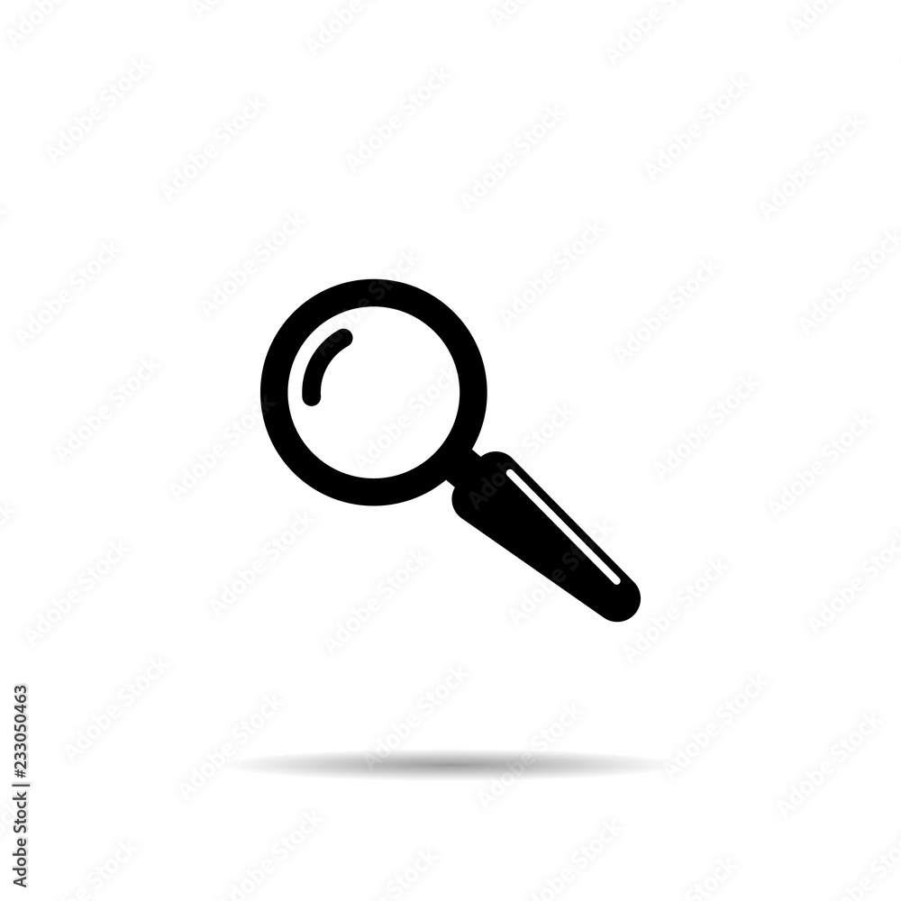 loupe, magnifying glass search icon. vector symbol loupe, magnifying glass search icon. vector symbol