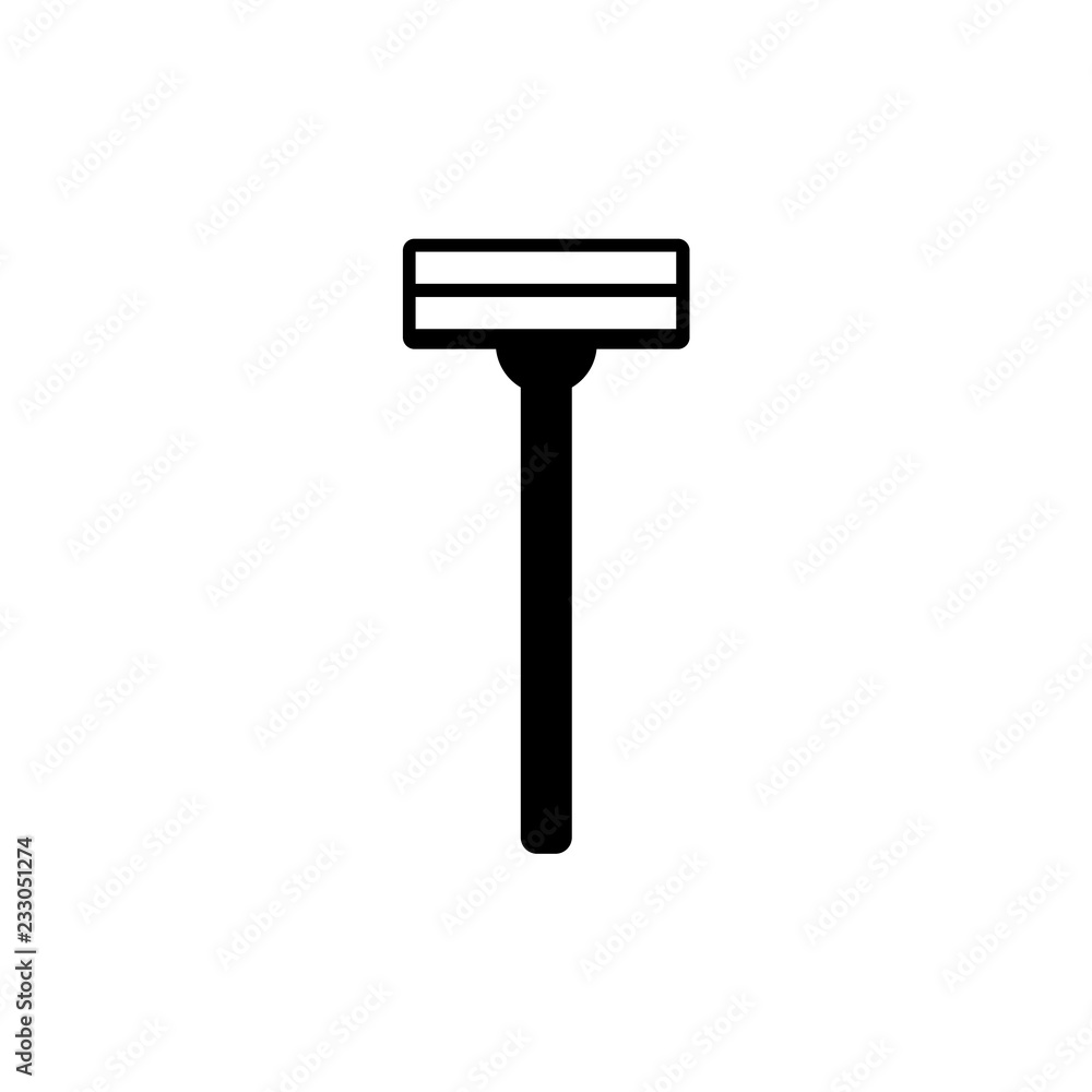 disposable shaving razor icon. vector illustration disposable shaving razor icon. vector illustration