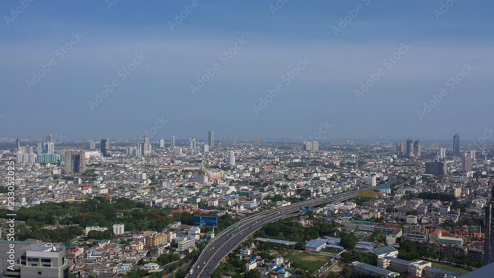 Bangkok vue aérienne
