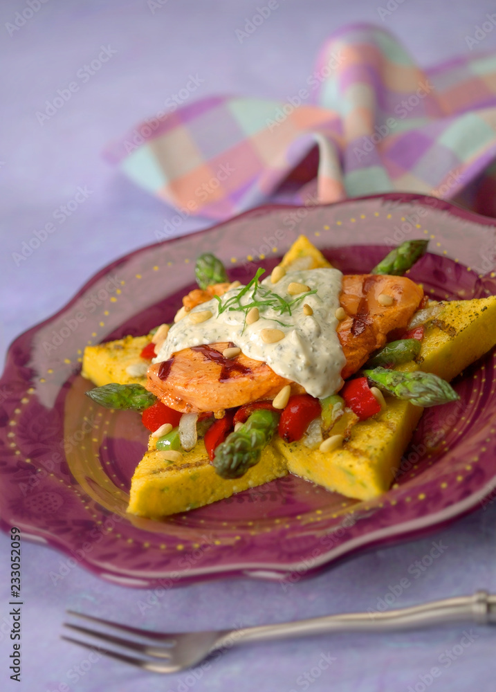 Very nice prepared chicken breast as Appetizer Very nice prepared chicken breast as Appetizer