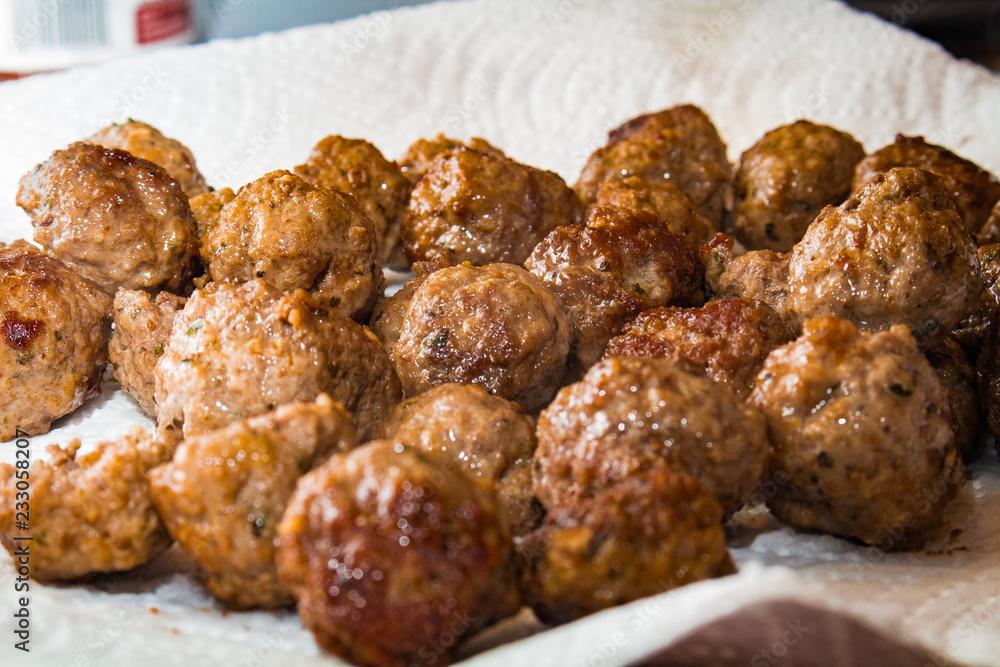 Fresh Cooked Meatballs_2 Fresh Cooked Meatballs_2