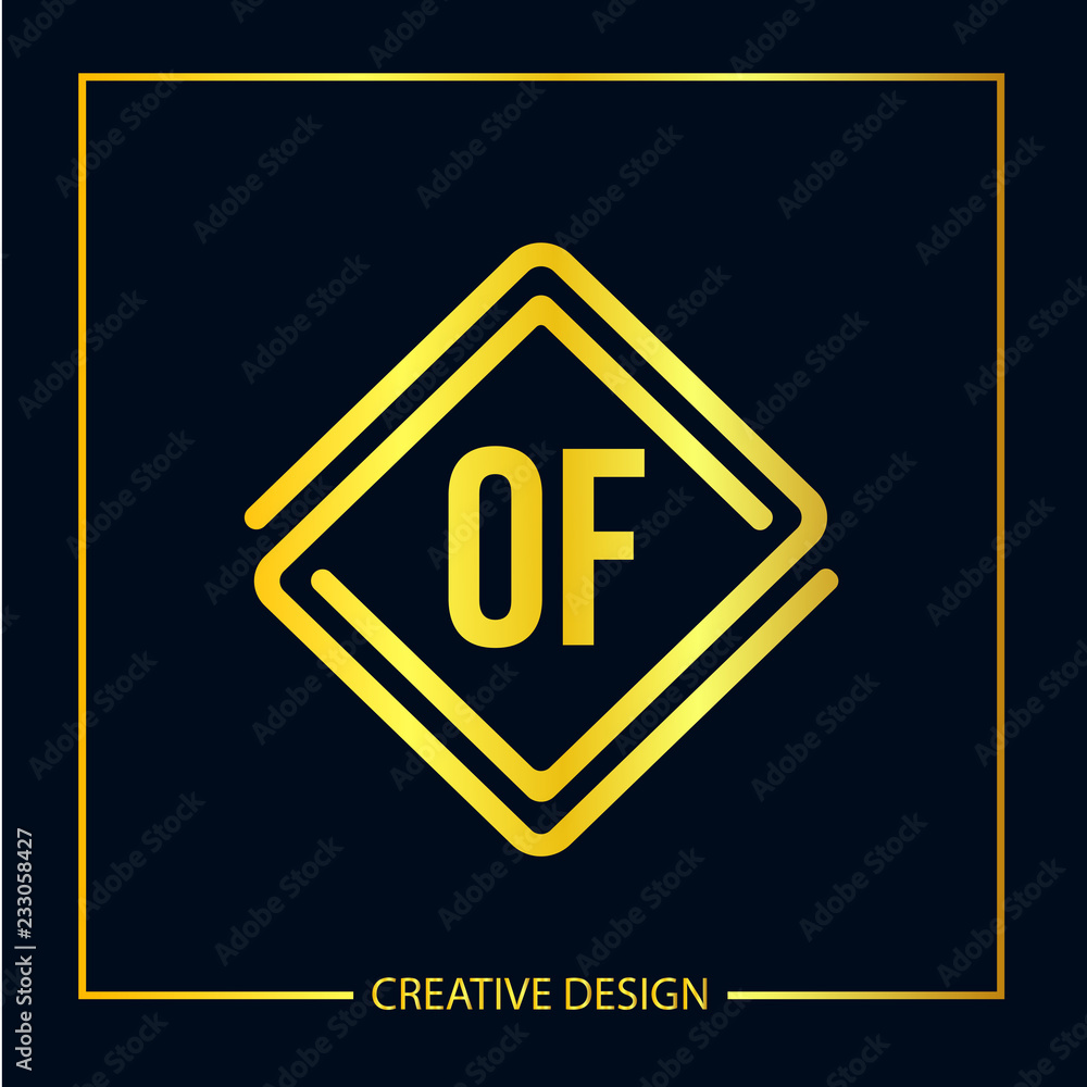 Initial Letter OF Logo template design Initial Letter OF Logo template design