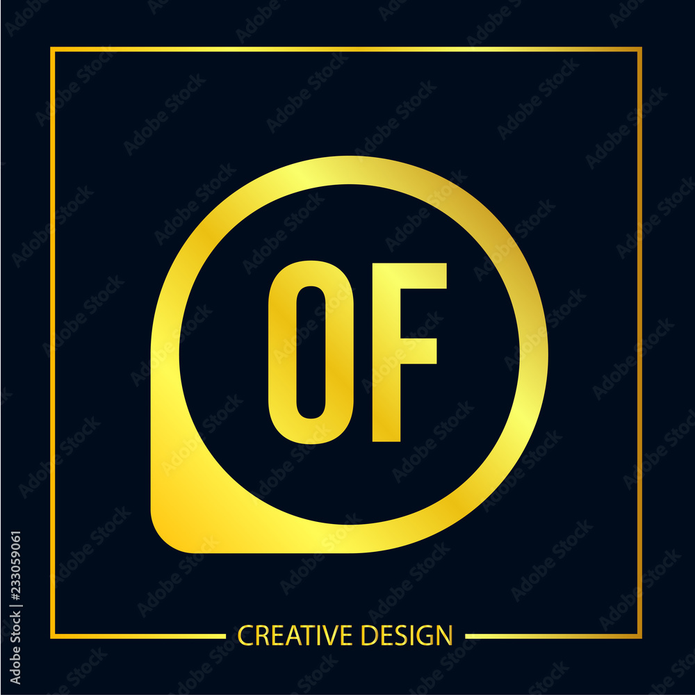 Initial Letter OF Logo template design Initial Letter OF Logo template design