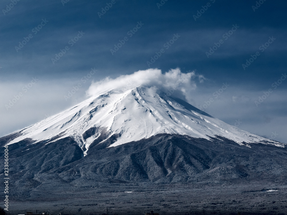 Mt Fuji Top in Winter