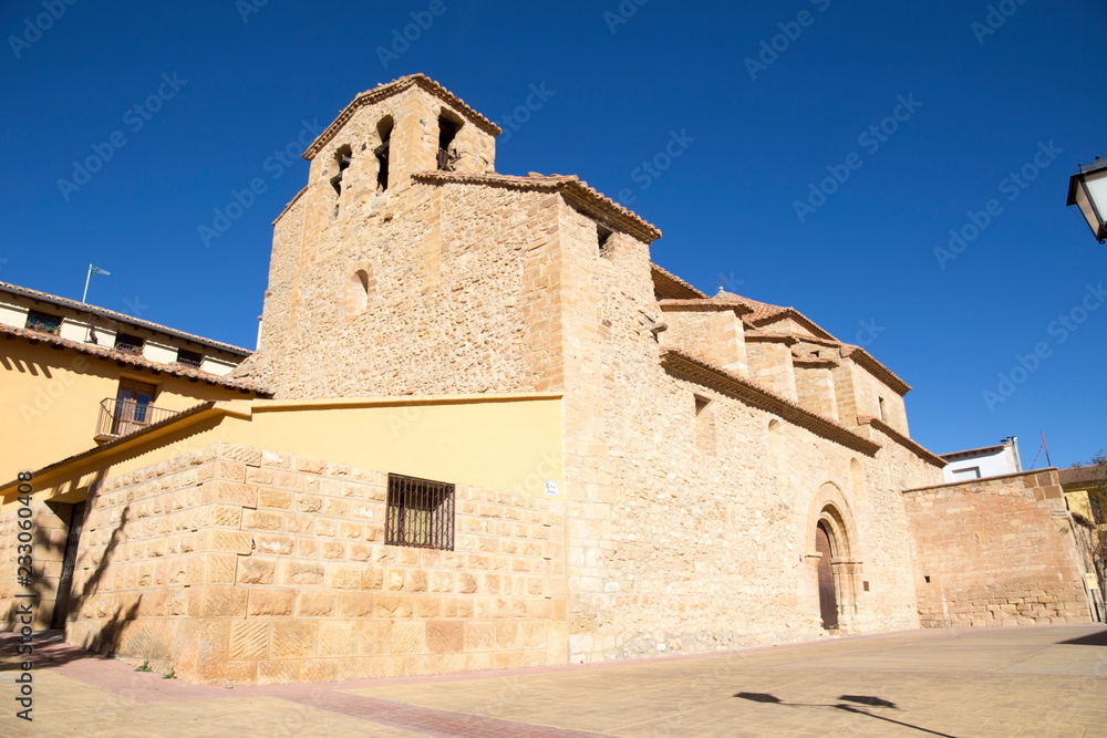 Medieval chapel in  Zorita del Maestrazgo county Teruel Aragon Spain