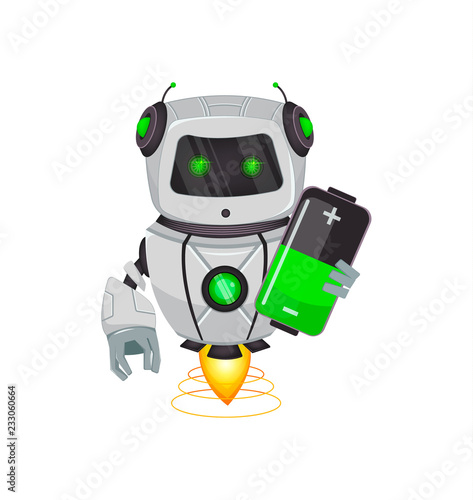 Robot with artificial intelligence, bot