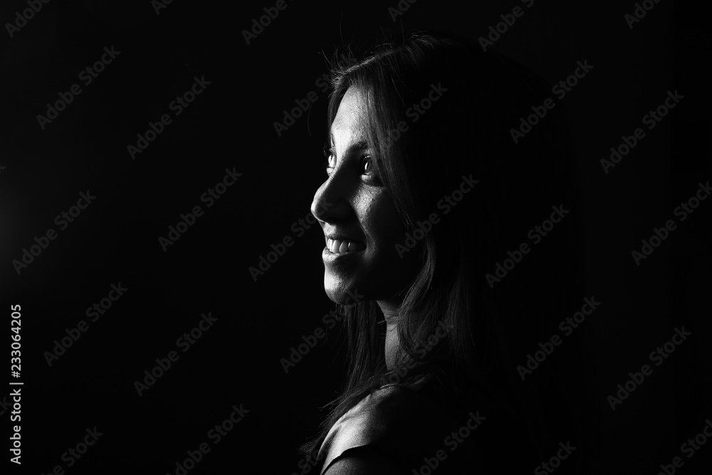 Portrait of a mixed race woman Portrait of a mixed race woman