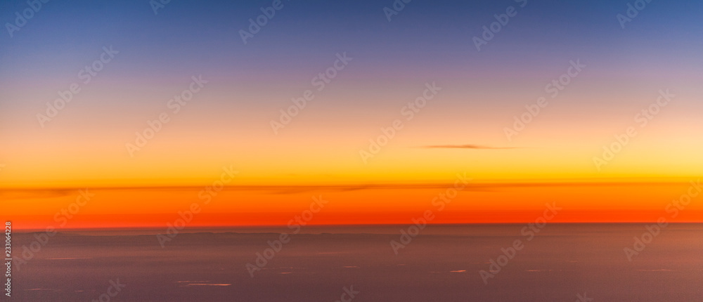 saerial of sunrise