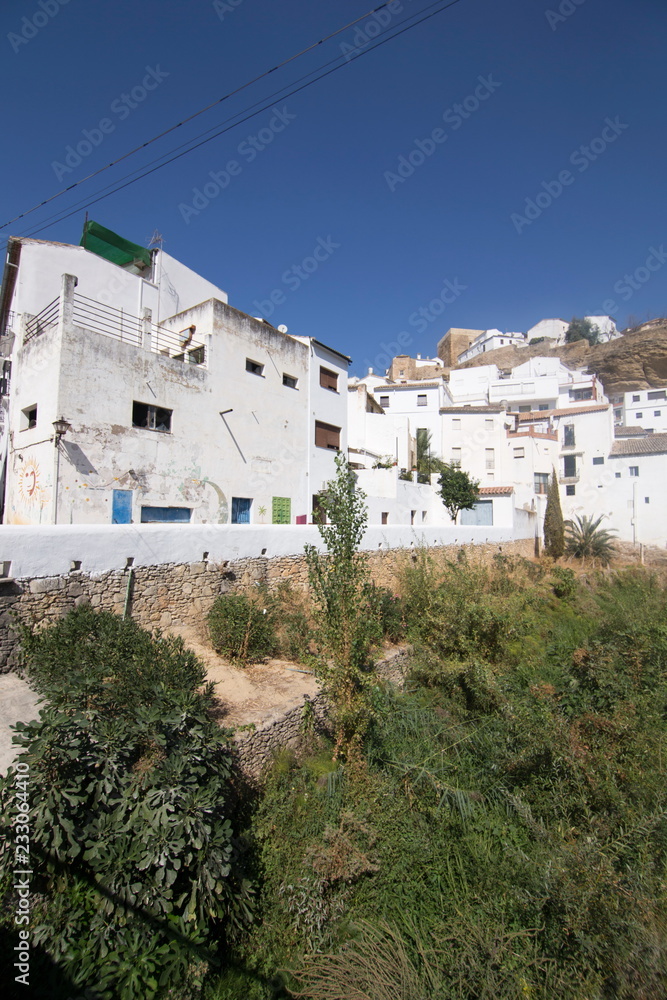 Obraz premium Setenil de las Bodegas village in Cadiz province Andalusia Spain