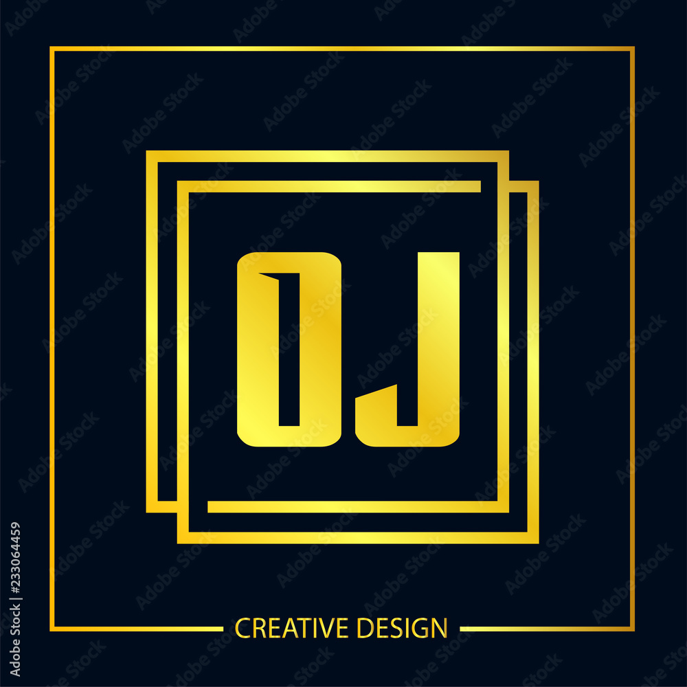 Initial Letter OJ Logo template design Initial Letter OJ Logo template design
